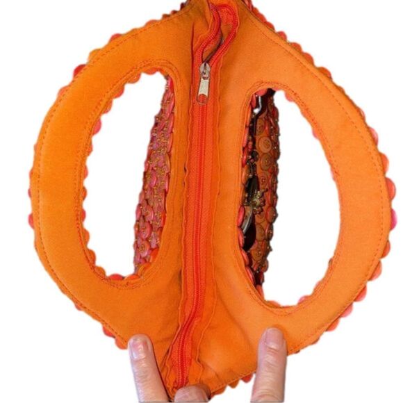 POMME d'orenge orange mini shell bag - Picture 3 of 15